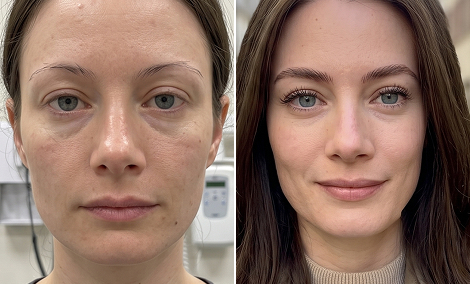 Eyebrows and lash line restoration