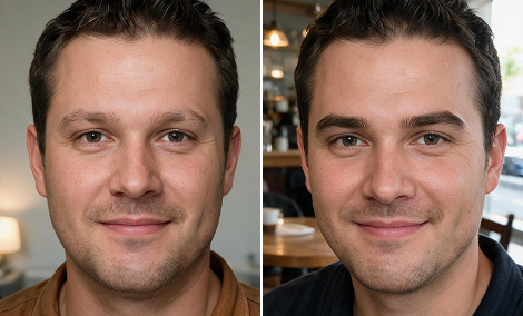 Brow arch and tail restoration