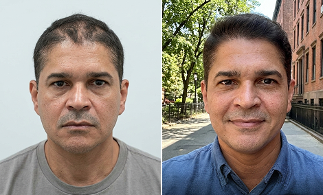 Hairline redesign and density correction