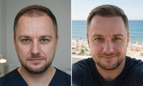 Frontal hairline reconstruction and correction