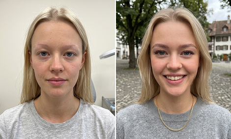 Temporal and edges hair restoration