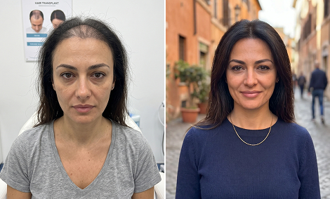Frontal and mid-scalp hair restoration